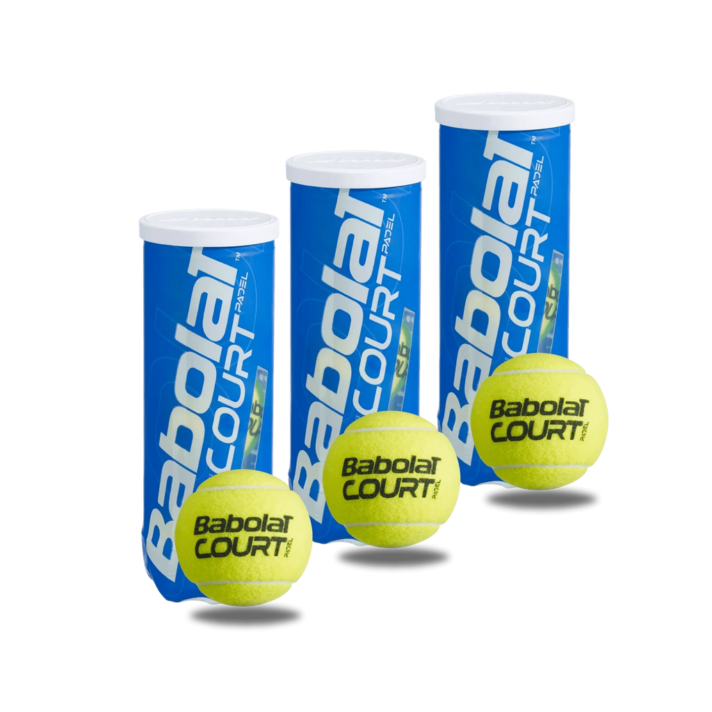 Babolat COURT X3 Padel Balls - Bell Racket Store