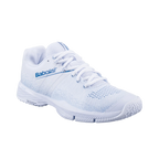 Babolat Sensa White/ Cool Blue Women Padel Shoes - Bell Racket Store