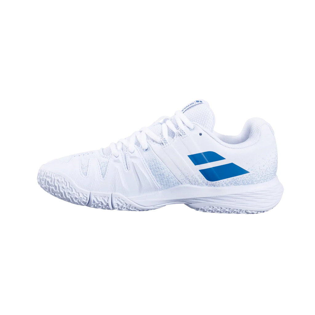 Babolat Sensa White/ Cool Blue Women Padel Shoes - Bell Racket Store