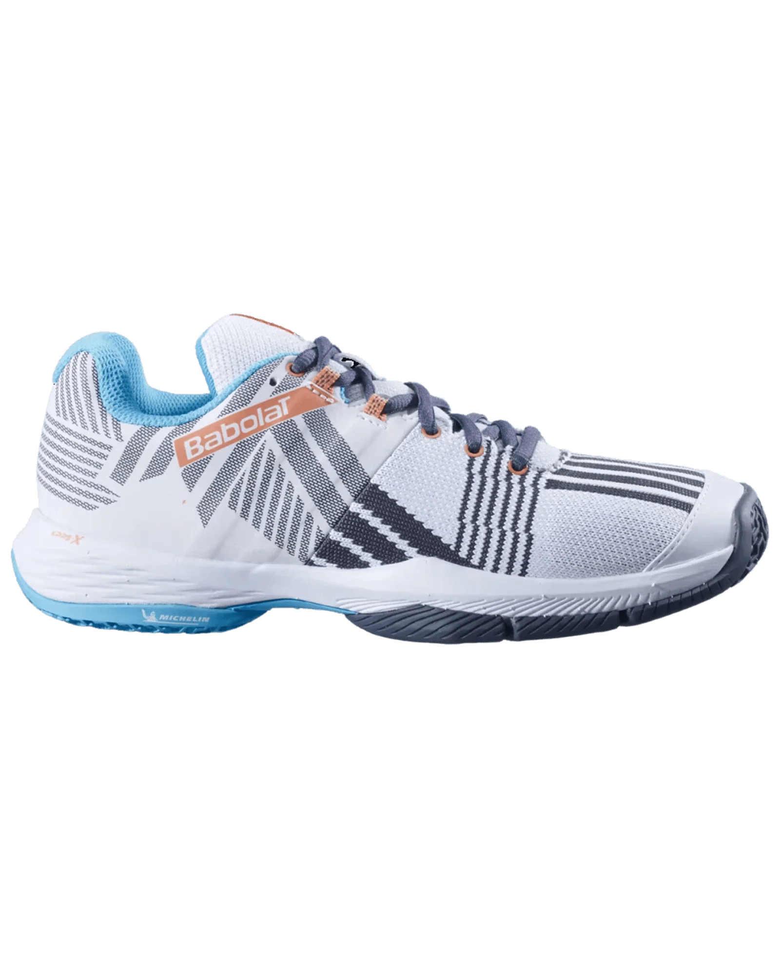 Babolat Sensa White/Canyon Sunset Women Padel Shoes