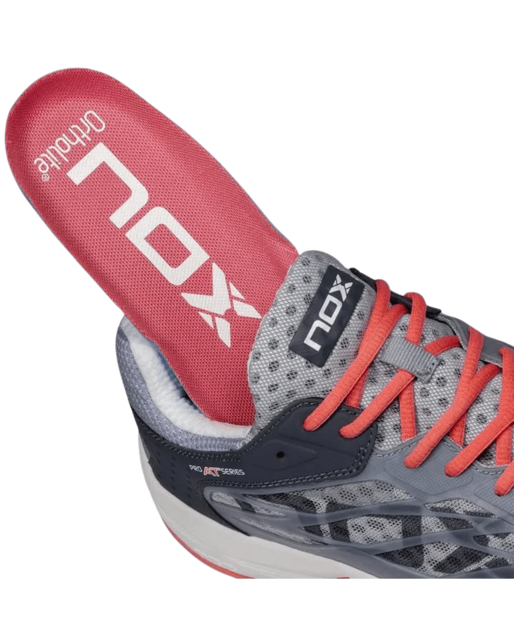 Nox AT10 Lux CoolGrey/Georgia Peach Padel Shoes