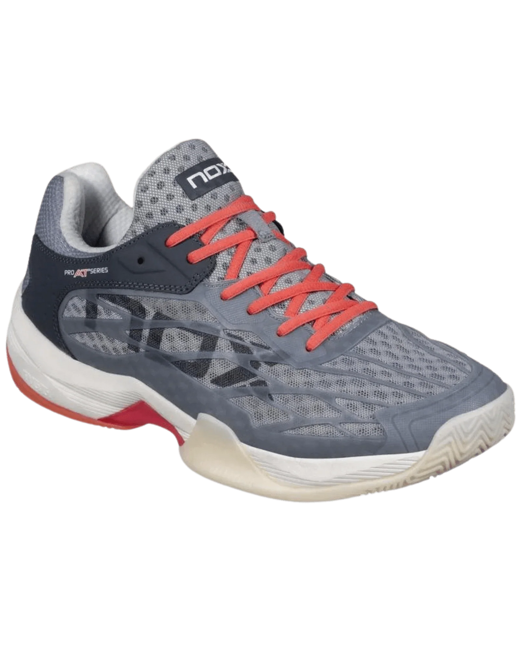 Nox AT10 Lux CoolGrey/Georgia Peach Padel Shoes - Bell Racket Store