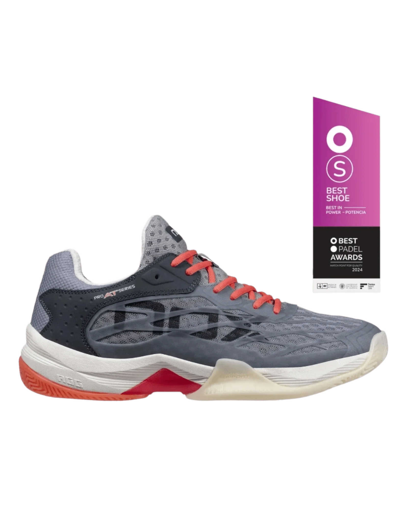 Nox AT10 Lux CoolGrey/Georgia Peach Padel Shoes