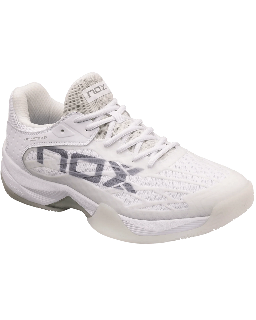 Nox AT10 Lux Shoes White/Grey - Bell Racket Store