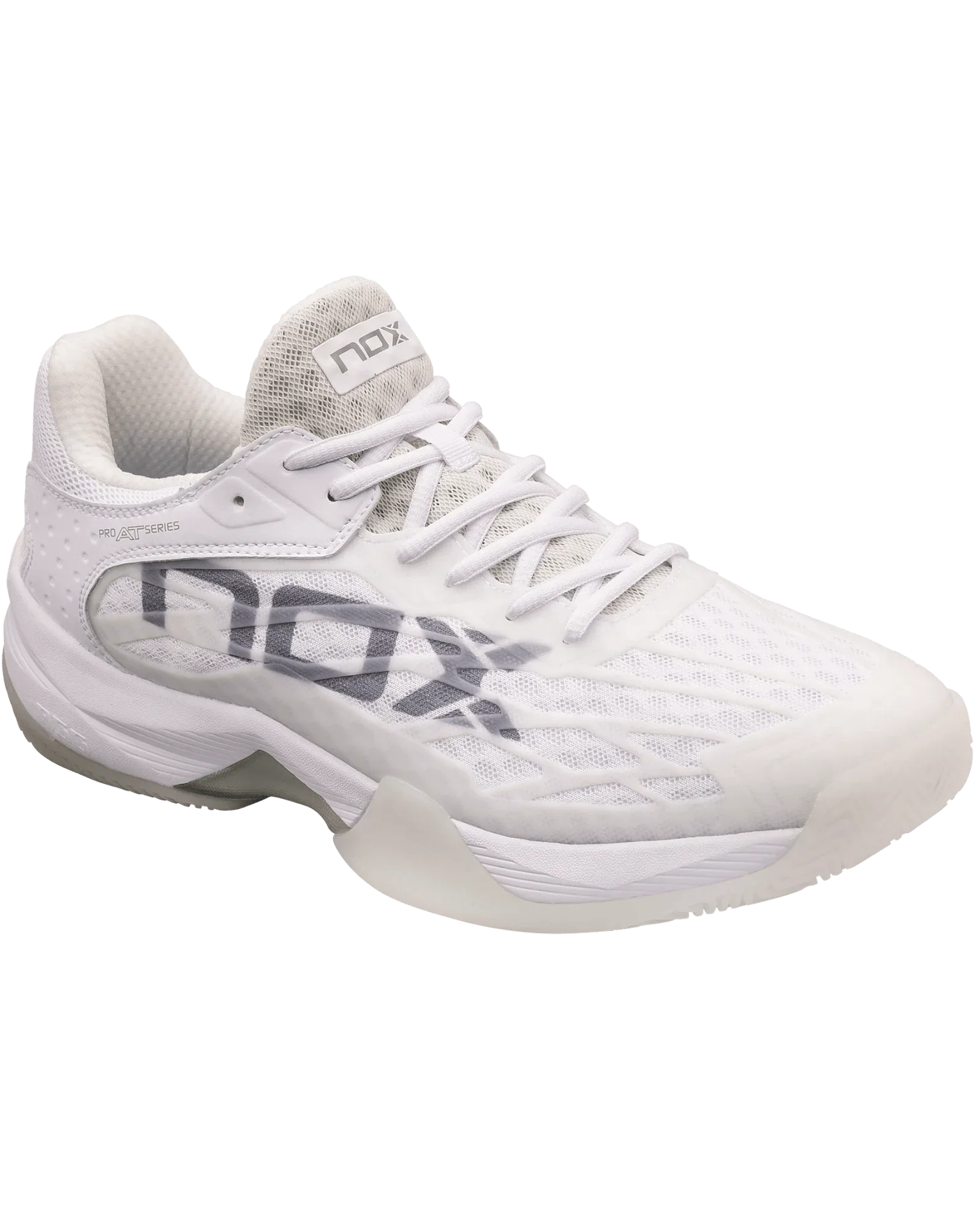 Nox AT10 Lux Shoes White/Grey - Bell Racket Store