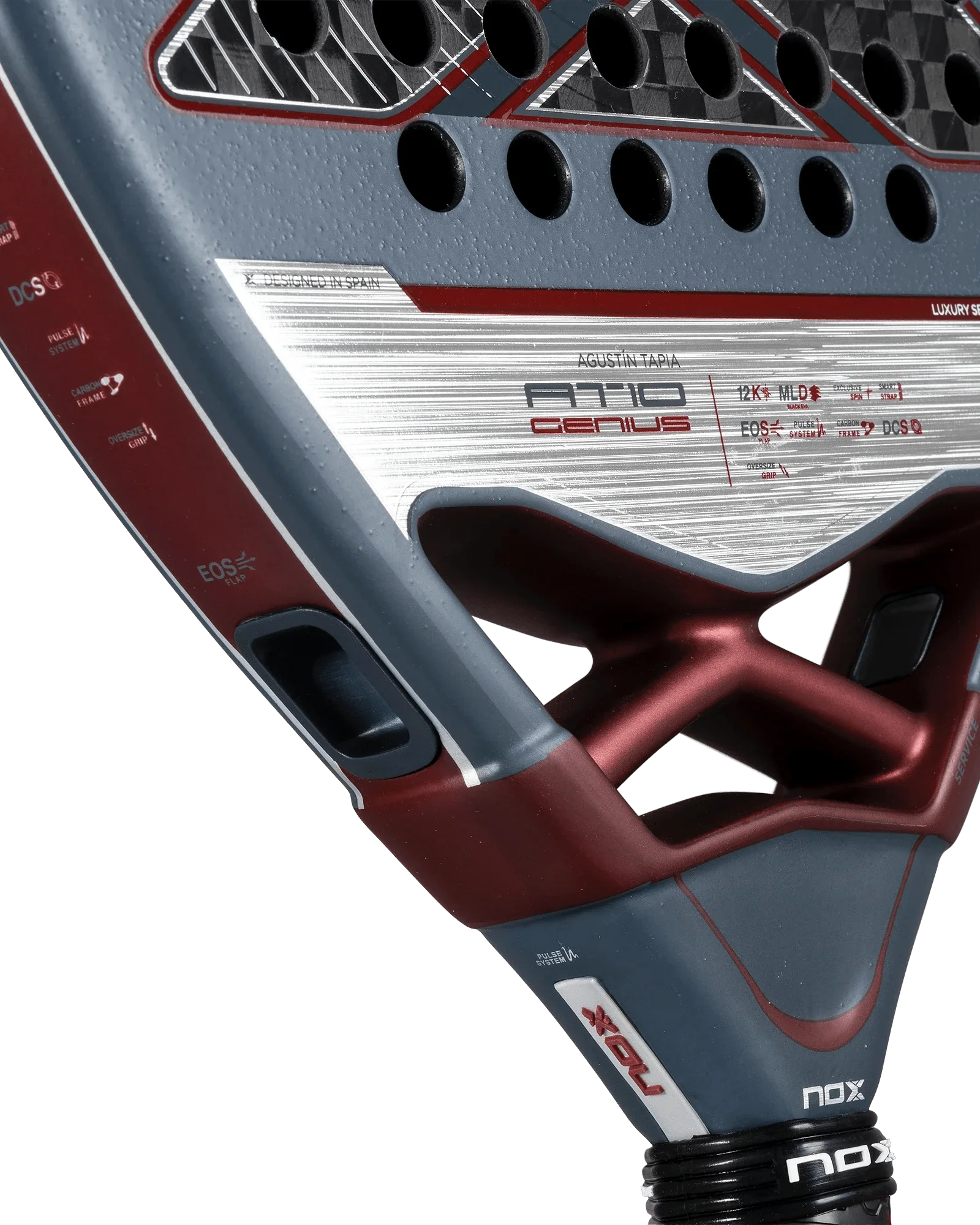 Nox AT10 Luxury GENIUS 12K 2025 by Agustin Tapia Padel Racket