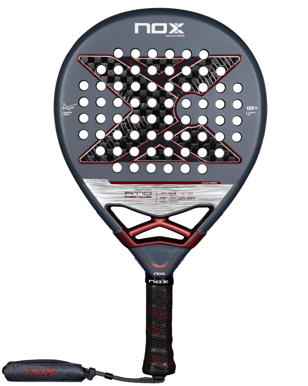 Nox AT10 Luxury GENIUS 12K 2025 by Agustin Tapia - Bell Racket Store