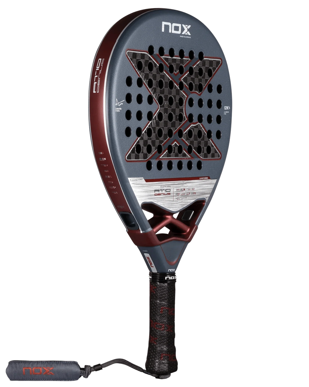 Nox AT10 Luxury GENIUS 12K 2025 by Agustin Tapia Padel Racket