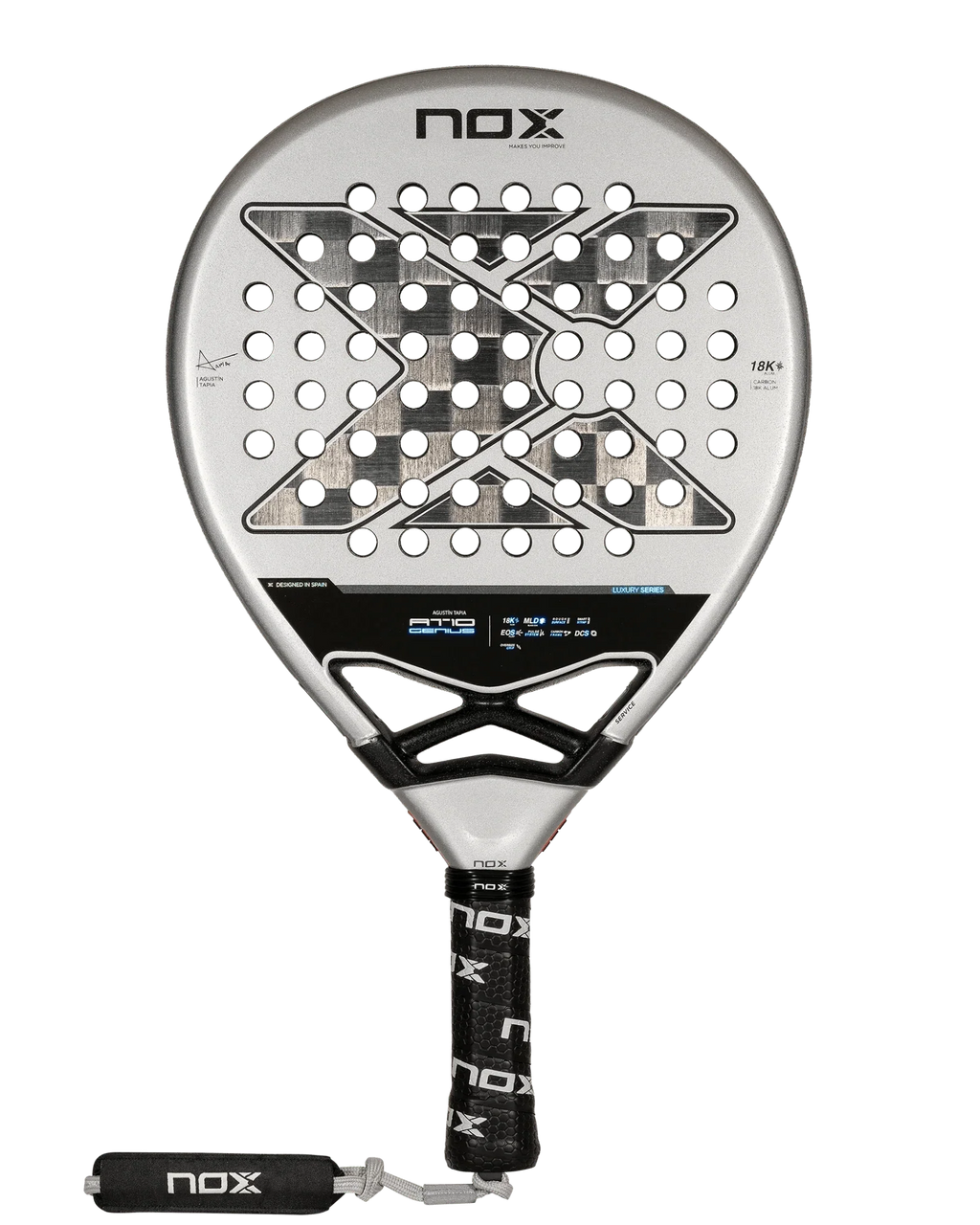 Nox AT10 Luxury GENIUS 18K Alum 2024 by Agustín Tapia - Bell Racket Store