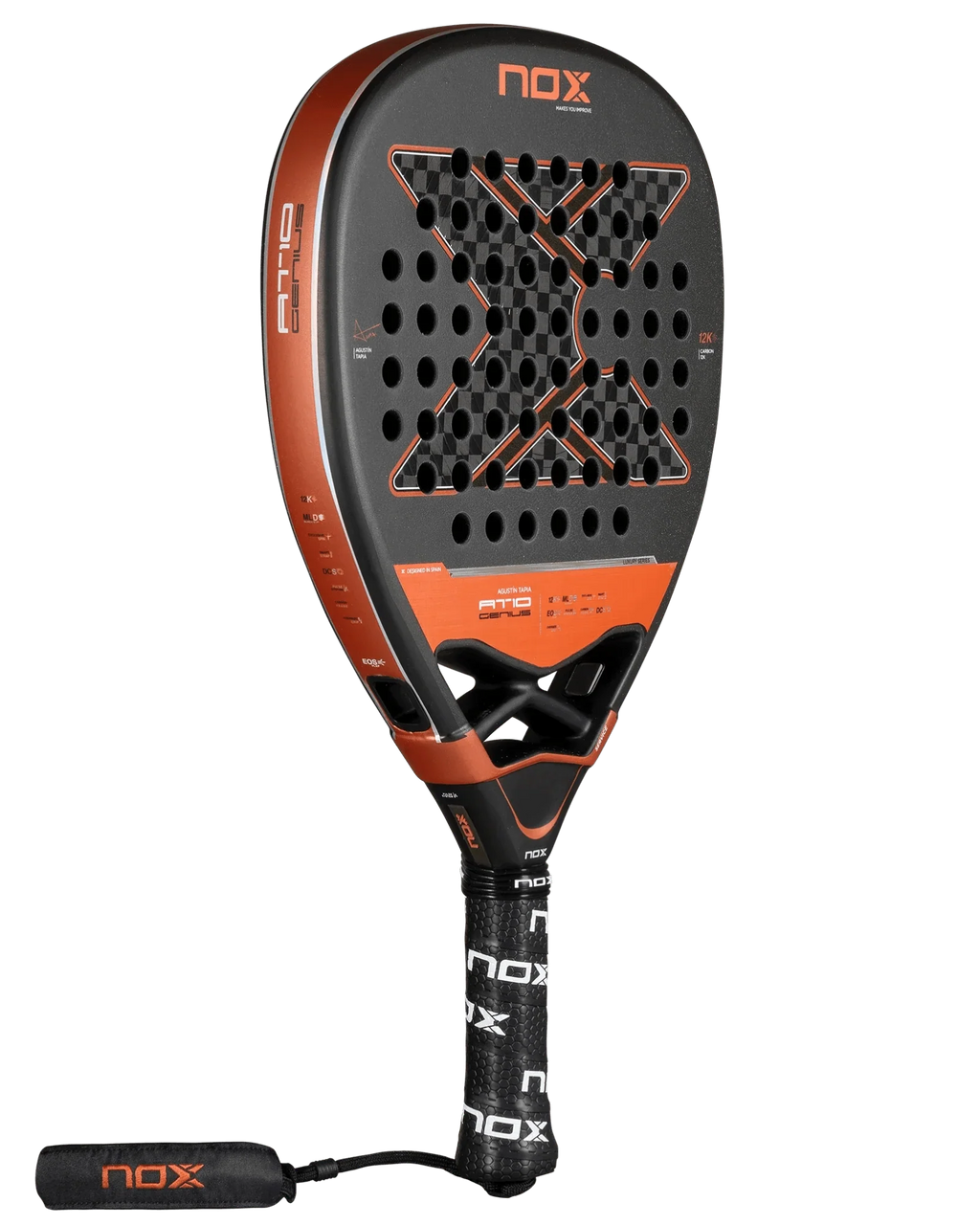 Nox AT10 Luxury GENIUS ATTACK 12K 2025 by Agustin Tapia Padel Racket