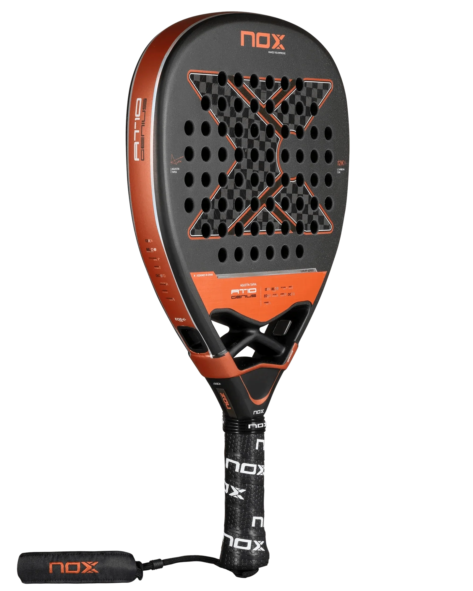 Nox AT10 Luxury GENIUS ATTACK 12K 2025 by Agustin Tapia Padel Racket