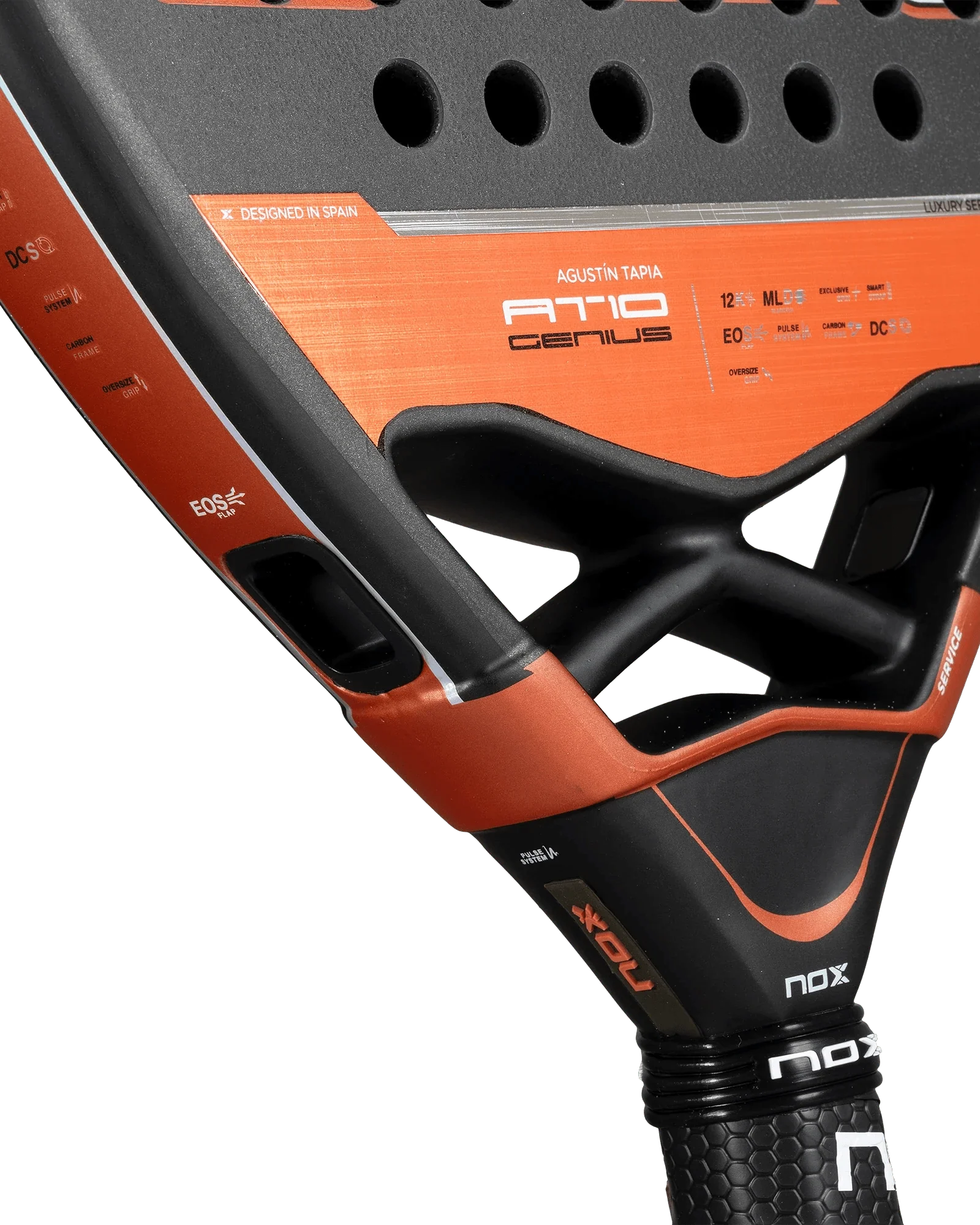 Nox AT10 Luxury GENIUS ATTACK 12K 2025 by Agustin Tapia Padel Racket