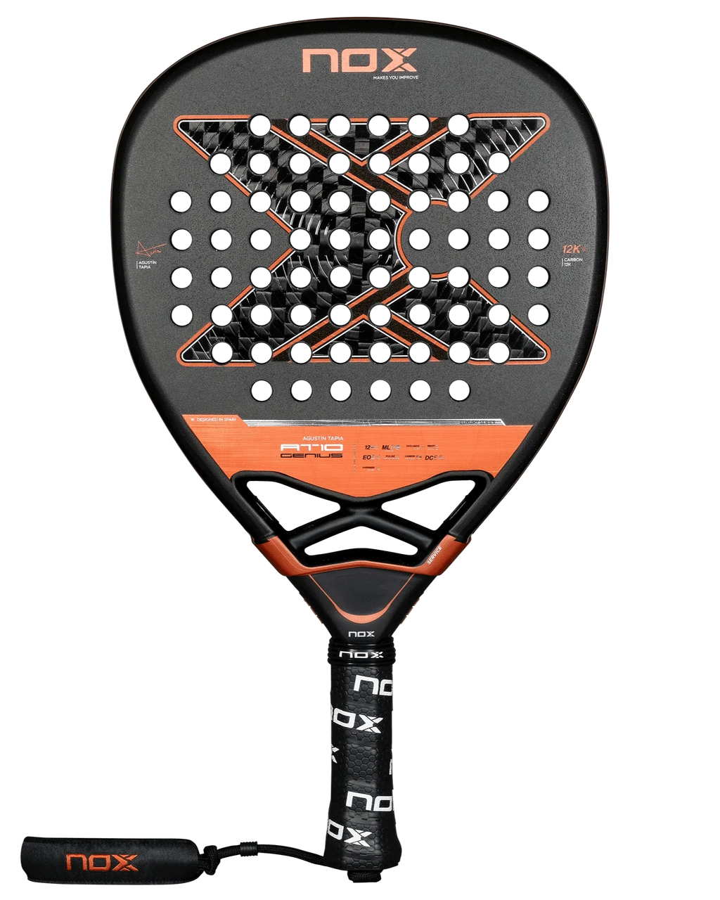 Nox AT10 Luxury GENIUS ATTACK 12K 2025 by Agustin Tapia - Bell Racket Store