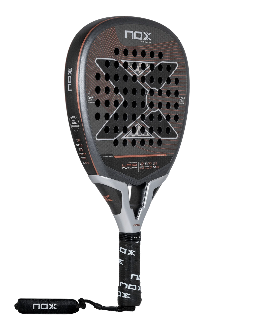 Nox LA10 Future 12k 2024 by Leo Augsburger Padel Racket
