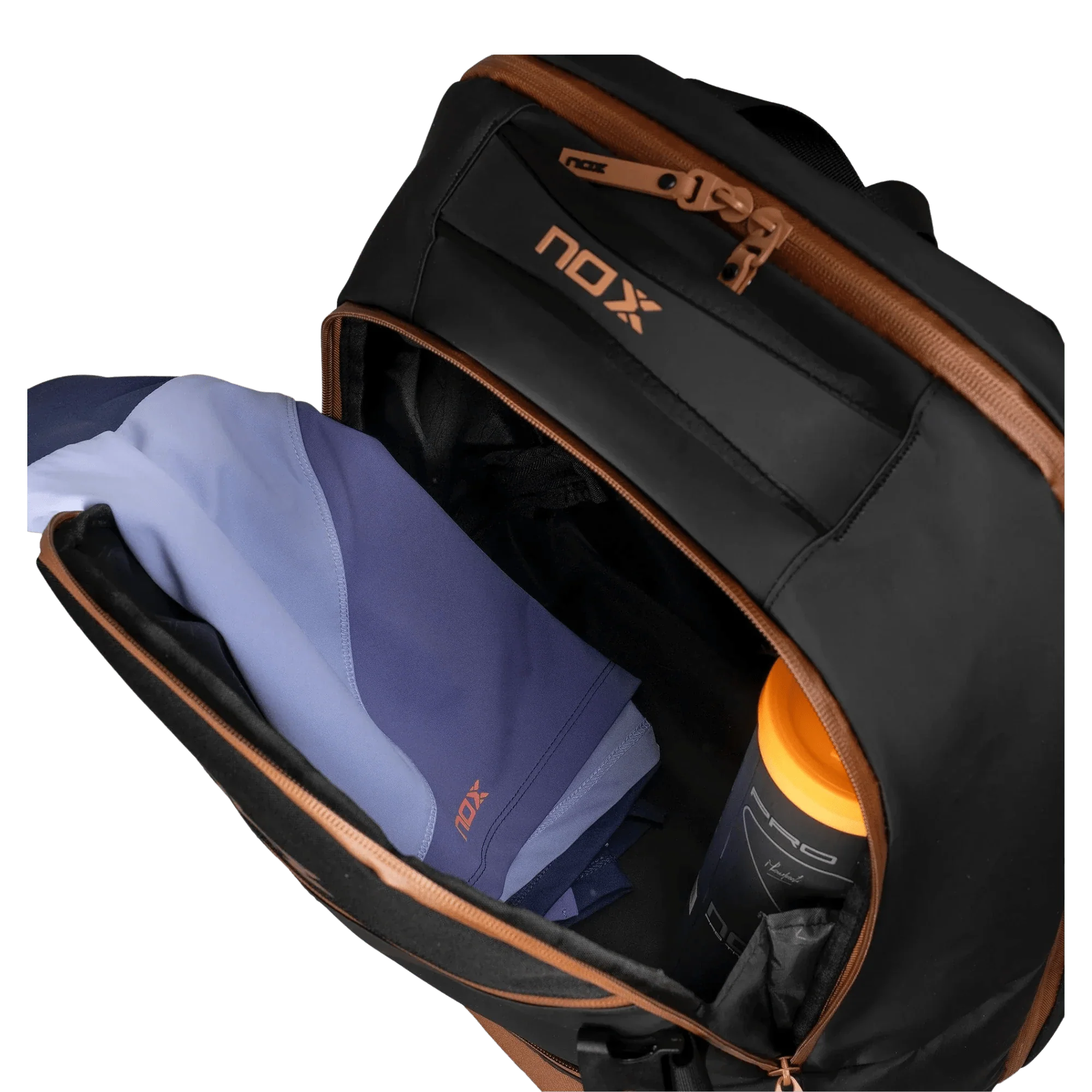 Nox Luxury Open Series BLACK/BROWN Backpack