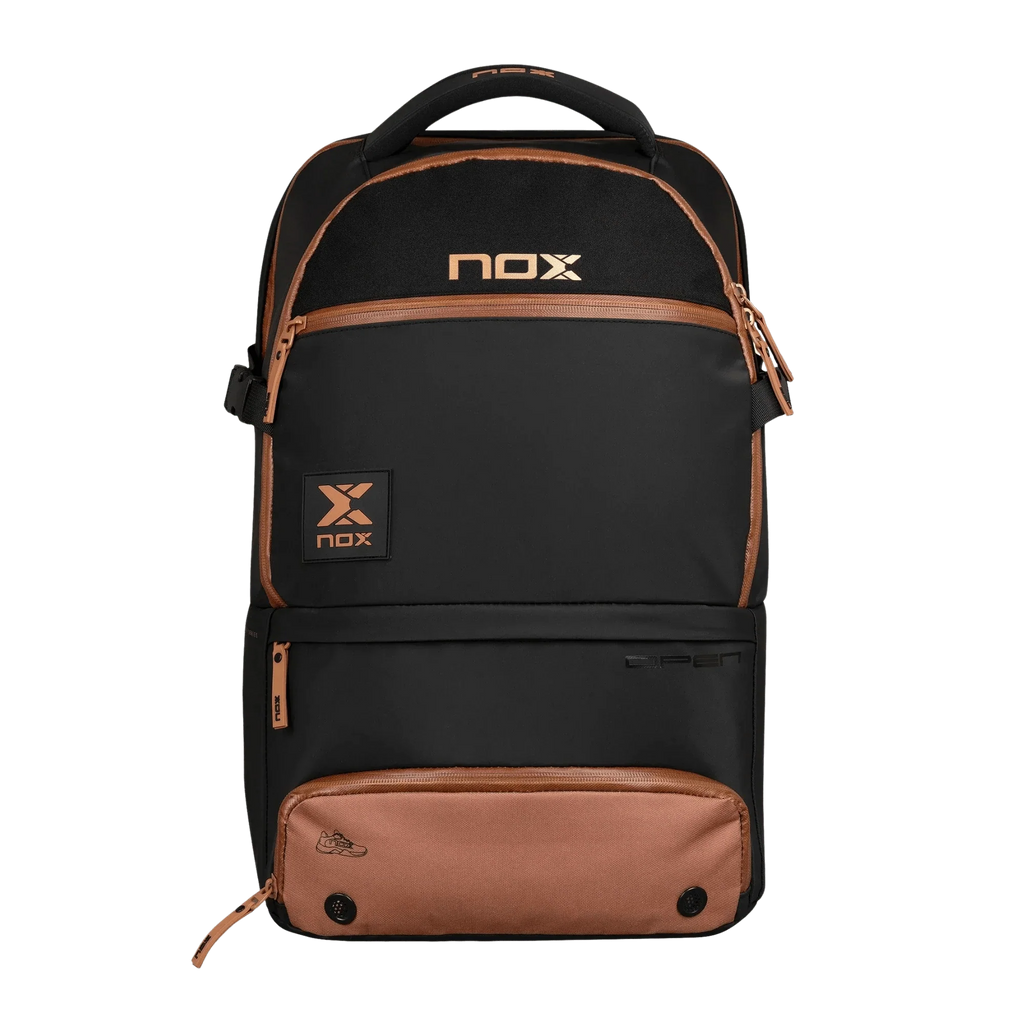 Nox Luxury Open Series BLACK/BROWN Backpack - Bell Racket Store