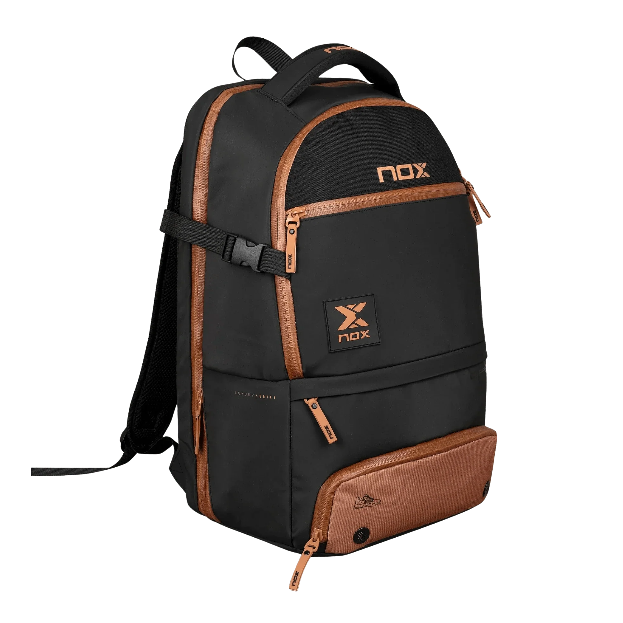 Nox Luxury Open Series BLACK/BROWN Backpack