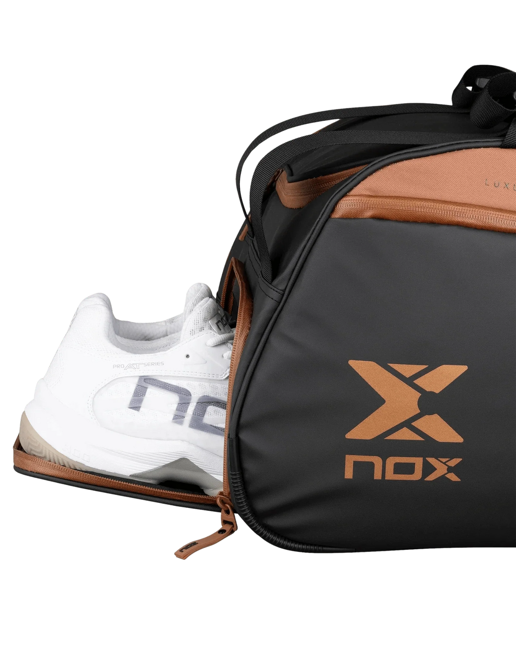 Nox LUXURY OPEN Series Black/Brown Padel Bag