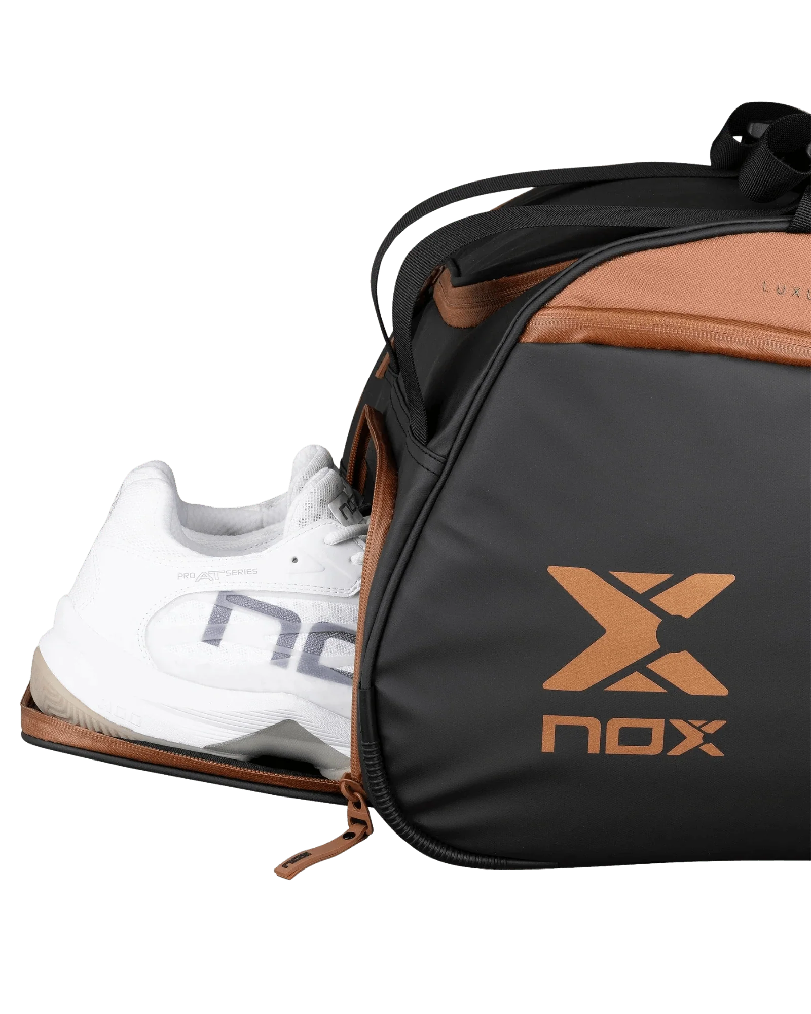 Nox LUXURY OPEN Series Black/Brown Padel Bag