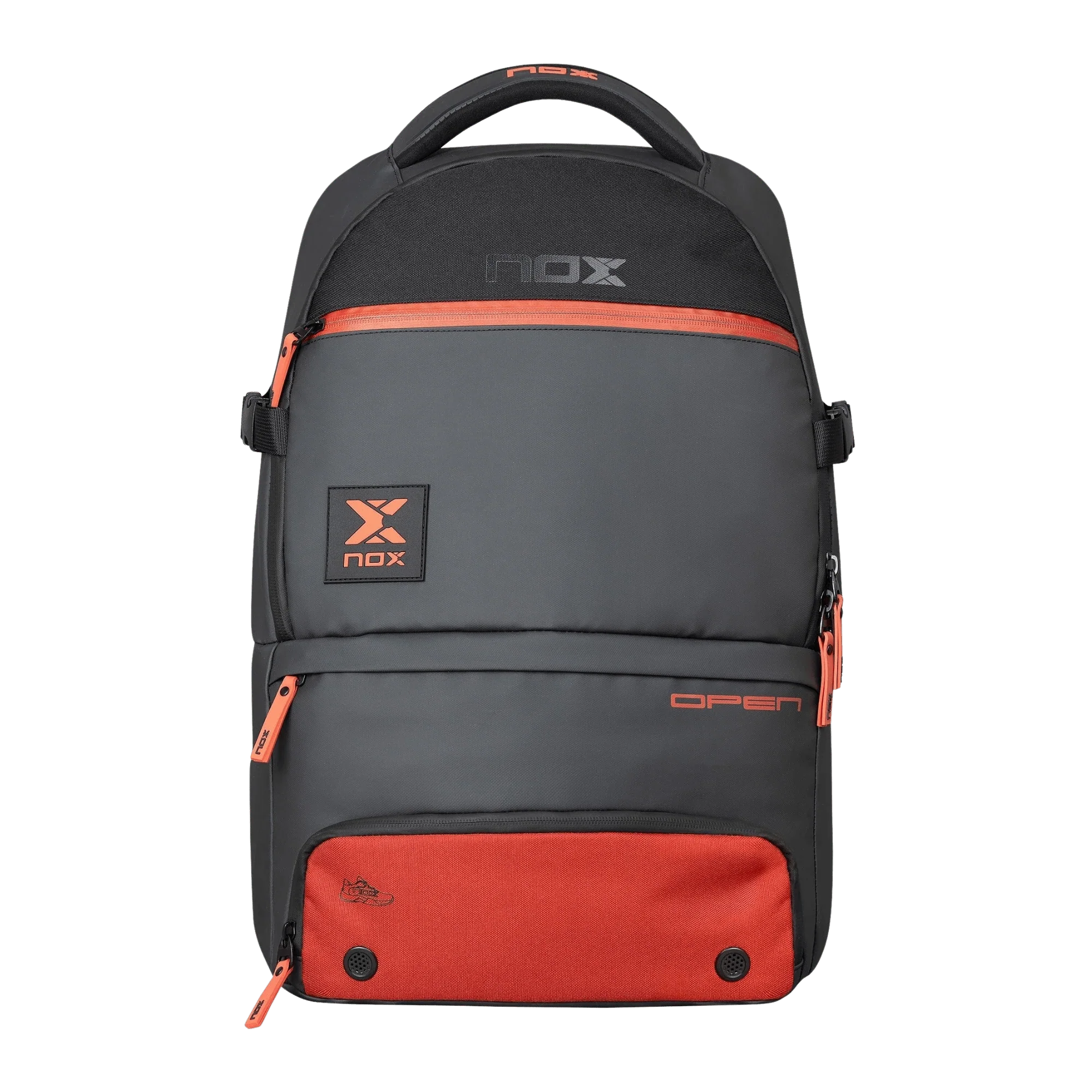 Nox Luxury Open Series BLACK/RED Backpack - Bell Racket Store
