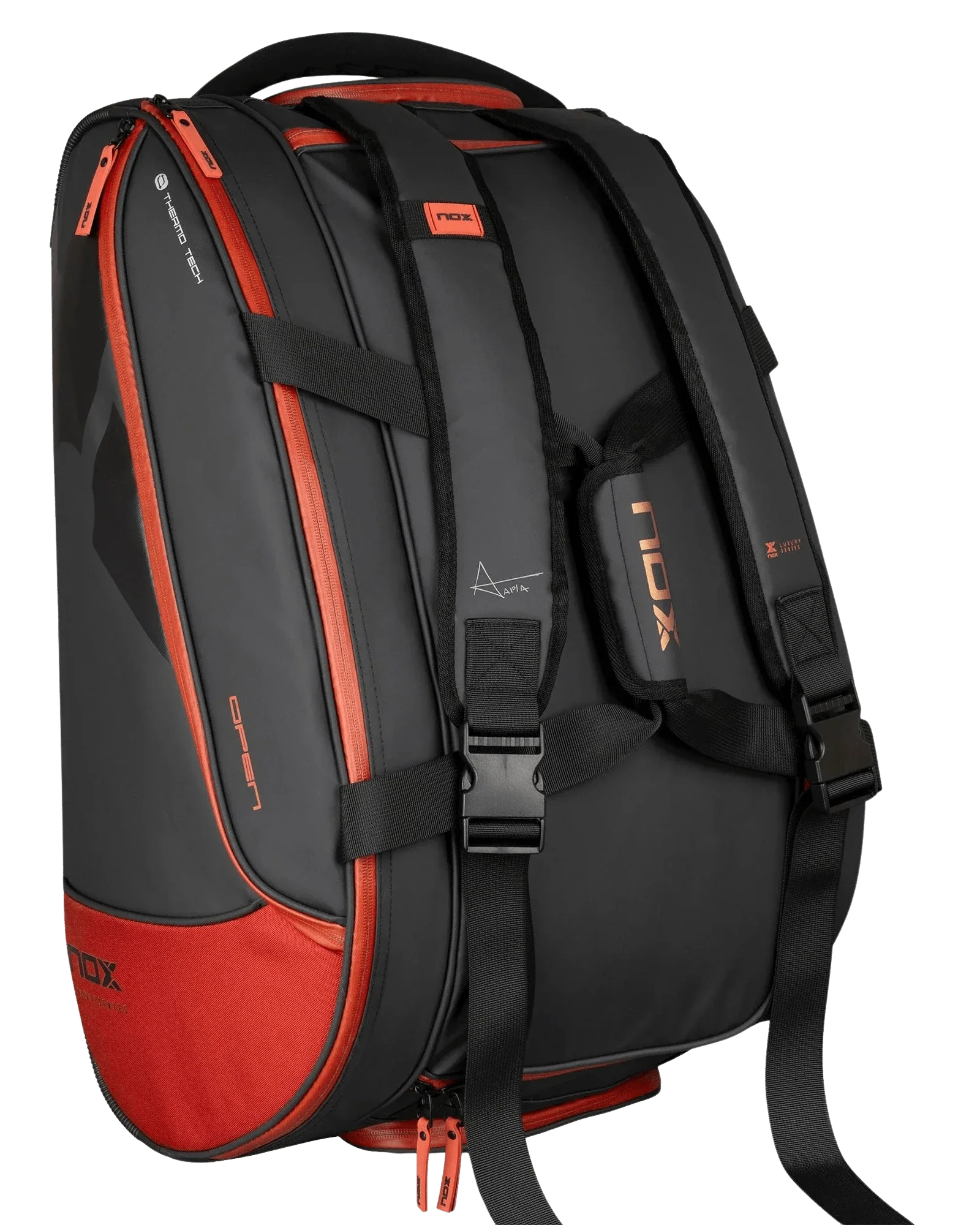 Nox LUXURY OPEN Series Black/Red Padel Bag
