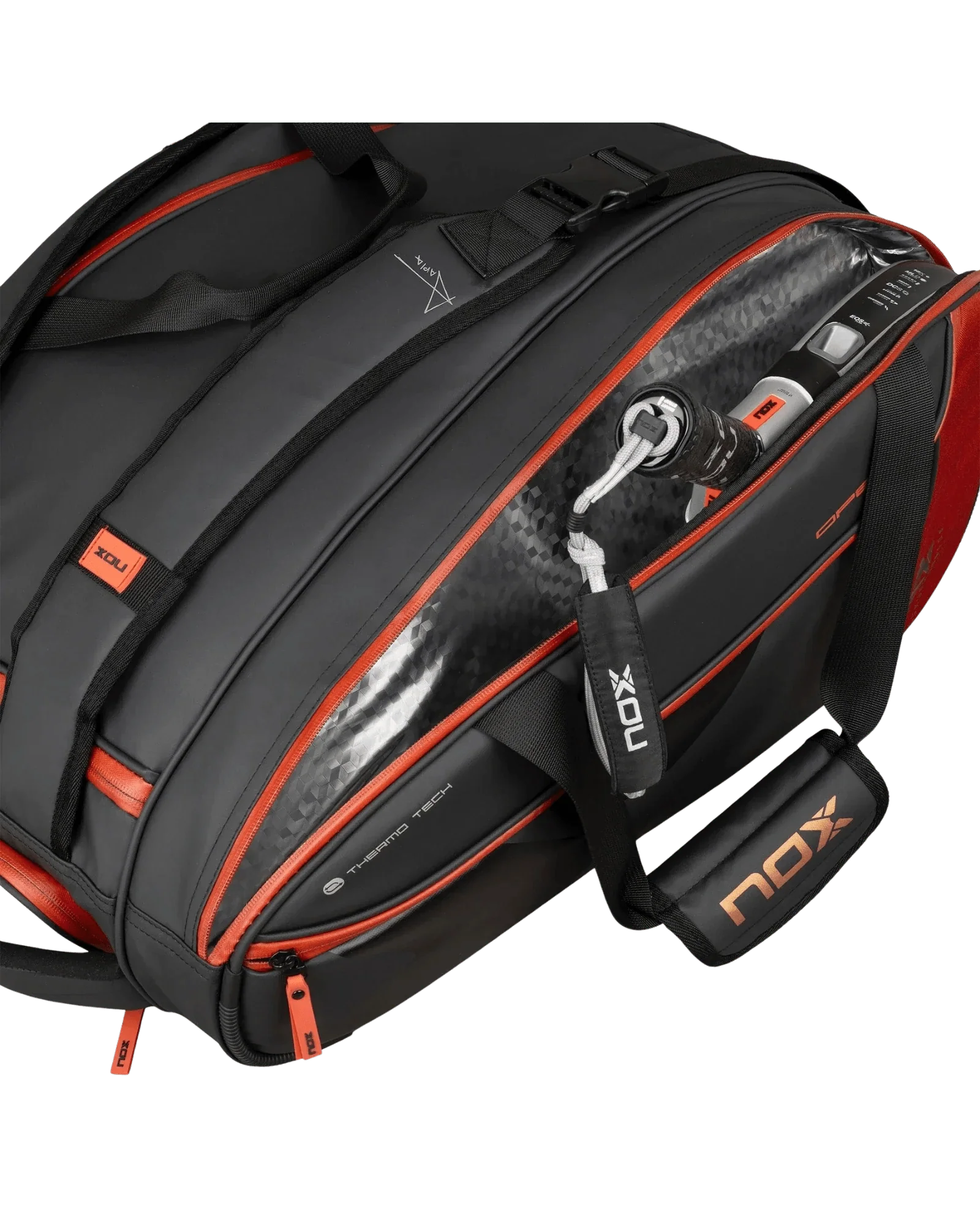 Nox LUXURY OPEN Series Black/Red Padel Bag