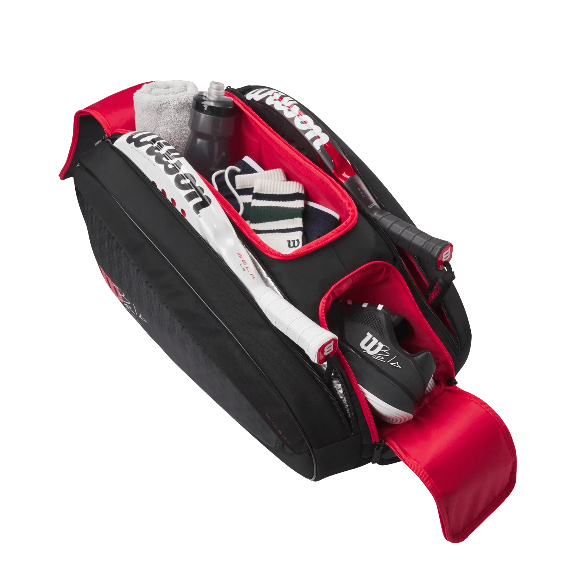 Wilson Bela V3 Padel Racket Bag Black/Red