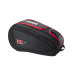 Wilson Bela V3 Padel Racket Bag Black/Red - Bell Racket Store