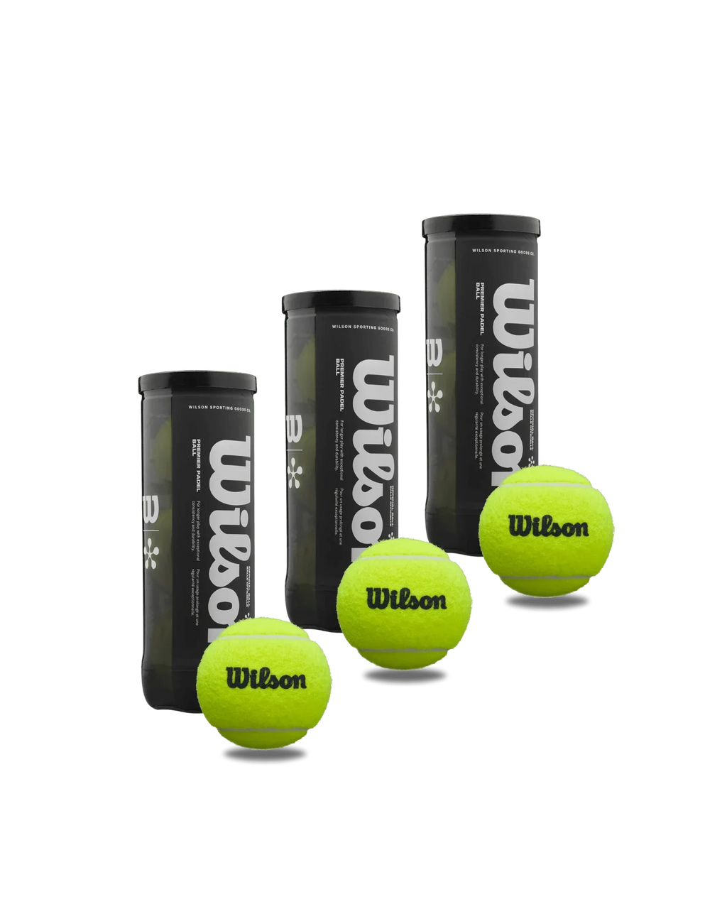Wilson Premier Padel Balls - Bell Racket Store