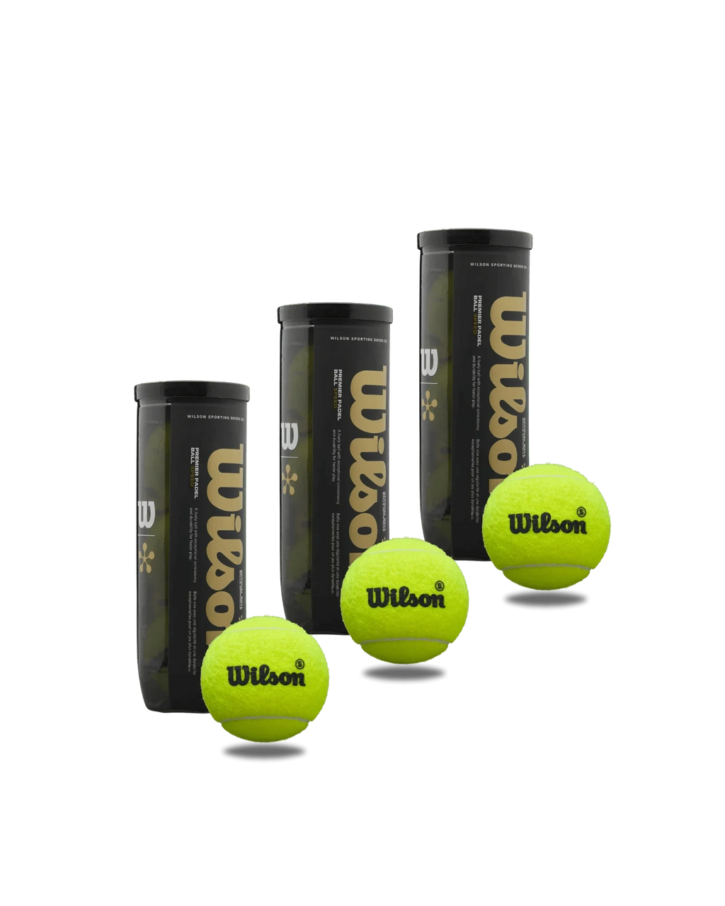 Wilson Premier Speed Padel Balls - Bell Racket Store